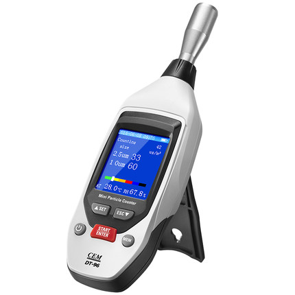 高精度ハンディータイプPM2.5モニター 【CEM DT-96】 PM2.5測定 微粒子 大気中 たばこの煙 排気ガス 高解像 高精度 有害物質 コンパクト 手持ち型 広い測定範囲 一年保証 送料無料