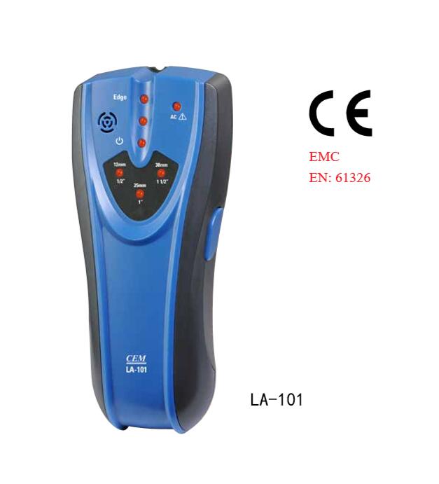 スタッド/金属/AC電圧ケーブル検出器 【CEM LA-101】深度検出 3in1壁裏センサー 壁に穴をあけずに検出 木材/金属柱 乾電池 手持ち型 コンパクト 高精度 軽量 一年保証 送料無料