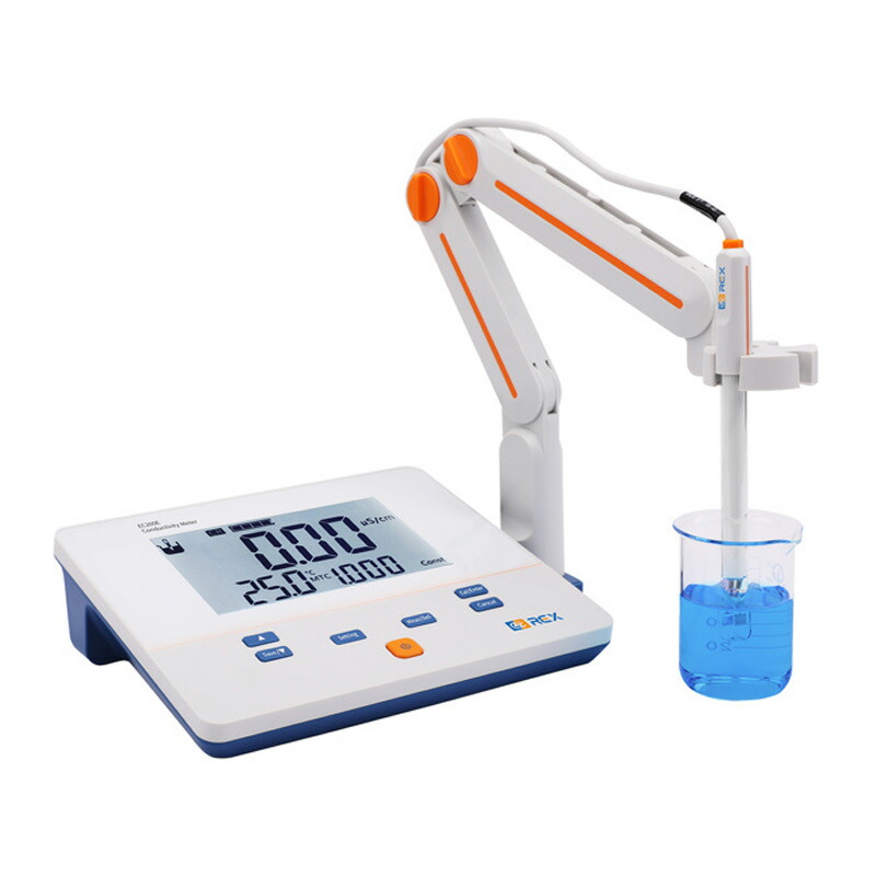 涼み台いの一番型導電率計 EC200E【REX（置き目インポート品）】（旧：DDS-307A）
