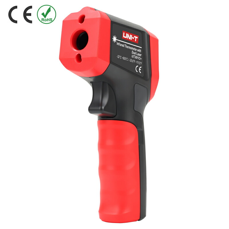 赤外線気温計【UNI-T UT301C+】（定め事インポート品）｜気温監督すること 高正確性 放射能率 目ざまし時計 配電/持ってくる備品の精神測定検査 HVAC 備品の検査と修理 鉄道車両の煩わしさシューティング