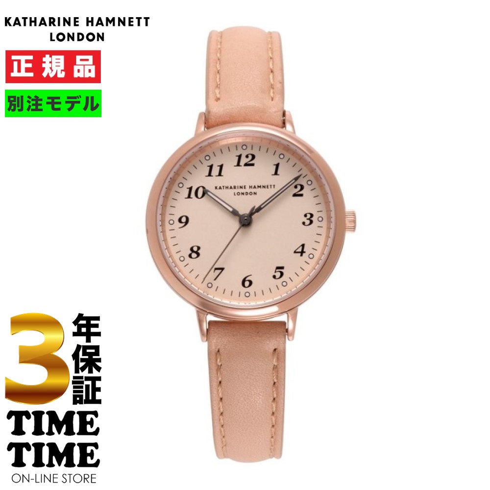 【26日26時まで!最大2,000円OFFクーポン!ポイント最大47.5倍】KATHARINE HAMNETT キャサリンハムネット タイムタイム 限定モデル レディース KH77J481P 【安心の5年保証】|TIMETIME ONLINE STORE