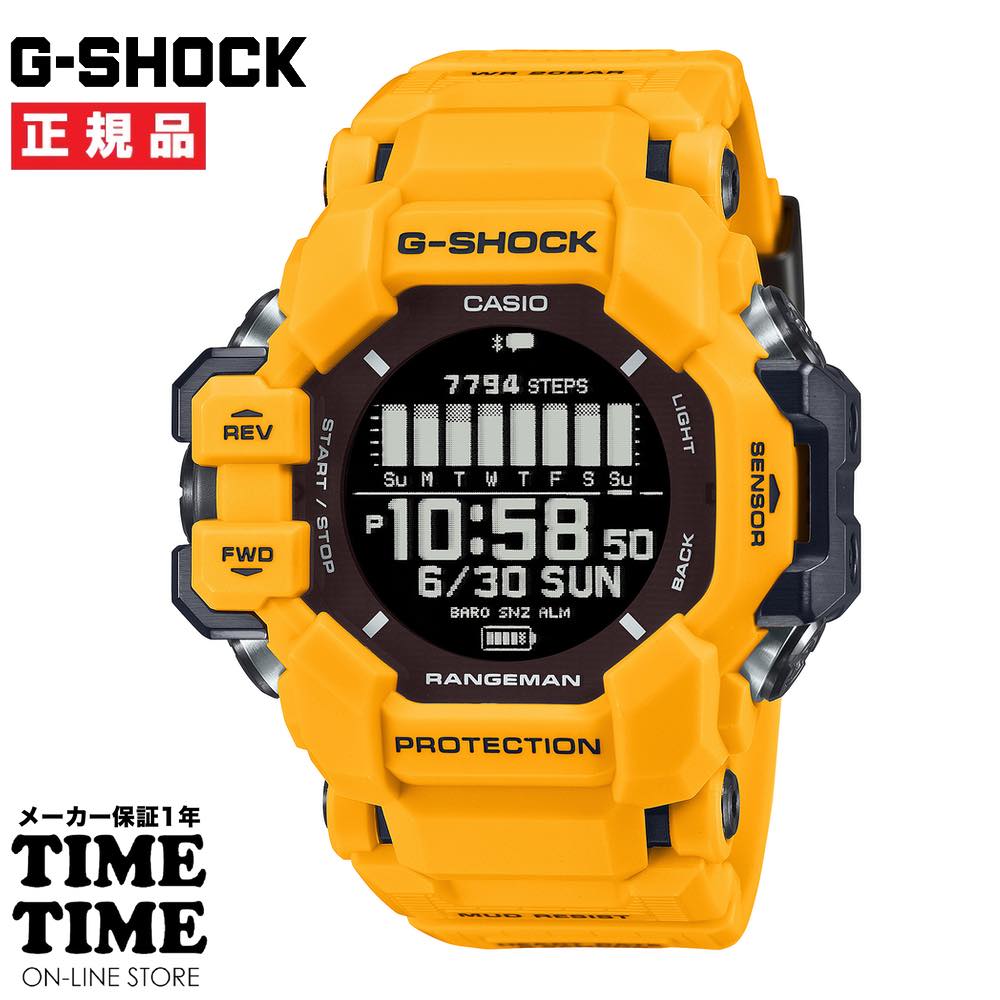 ほぼ新品G-SHOCK RANGEMAN レスキューイエロー 楽天市場】G-SHOCK レンジマン 心拍計 GPS機能 GPR-H1000-9JR