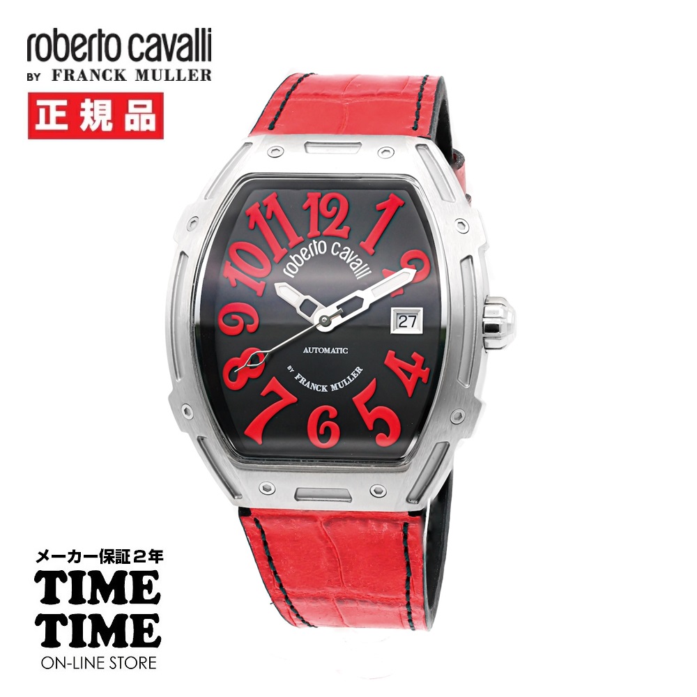 ロベルトカヴァリ バイ 真っ正直レギオモンタヌス Roberto Cavalli RV1G260L0041 SS入れもの/赤天然ゴム PARADISE KING【楽になることの製造会社2年言いはなつ】