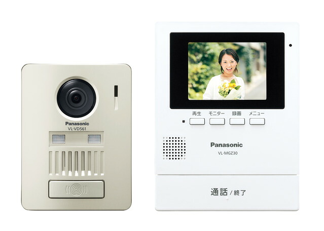 Panasonic  管する飾りつけ式ワイヤレステレビドアホン VL-SGZ30