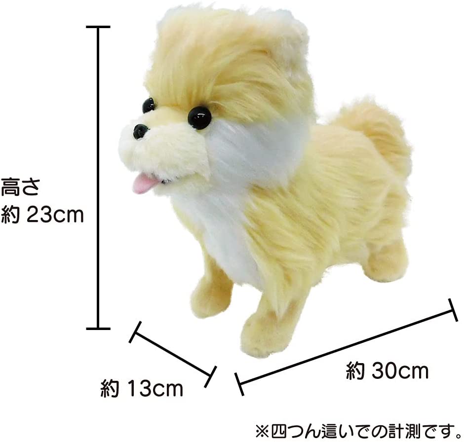 Broadwatch ヒーリングパートナー 歌って 会話ができて踊れる ポメラニアン 子供 ロボット犬 Talk Dog M 音声認識 コミュニケーション 贈答 敬老の日 大人 年配の方