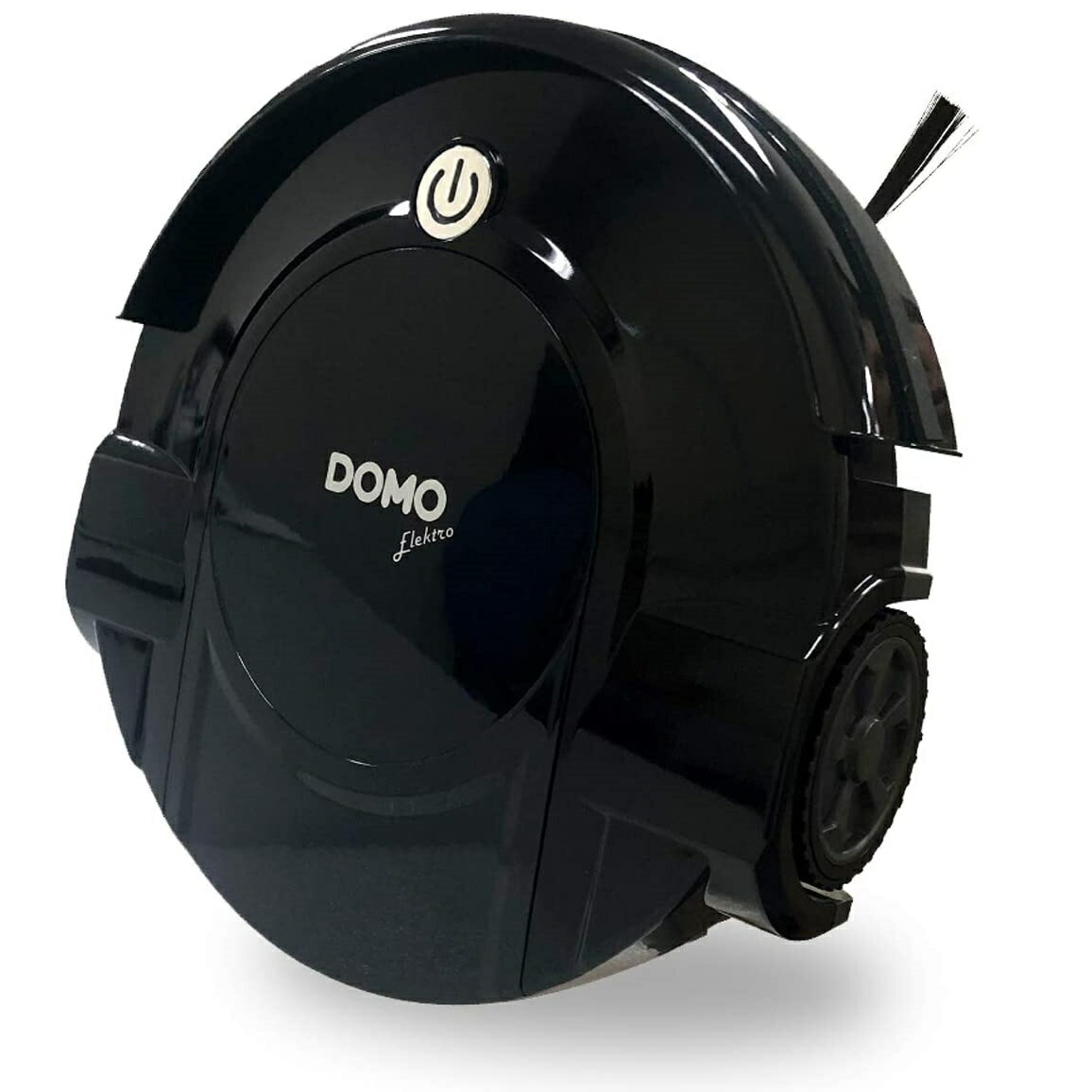 DOMOELEKTROオートクリーナーロボット掃除機DM0001-BK【ブラック】お掃除ロボット掃除機|落下防止|モード選択|障害物バンパー|超静音|薄型|メーカー1年保証|強力オートクリーナー家電自動ペット