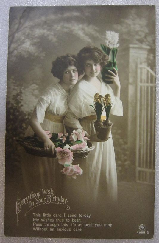 楽天市場】アンティークポストカード フランス 美しい少女 : タイニー