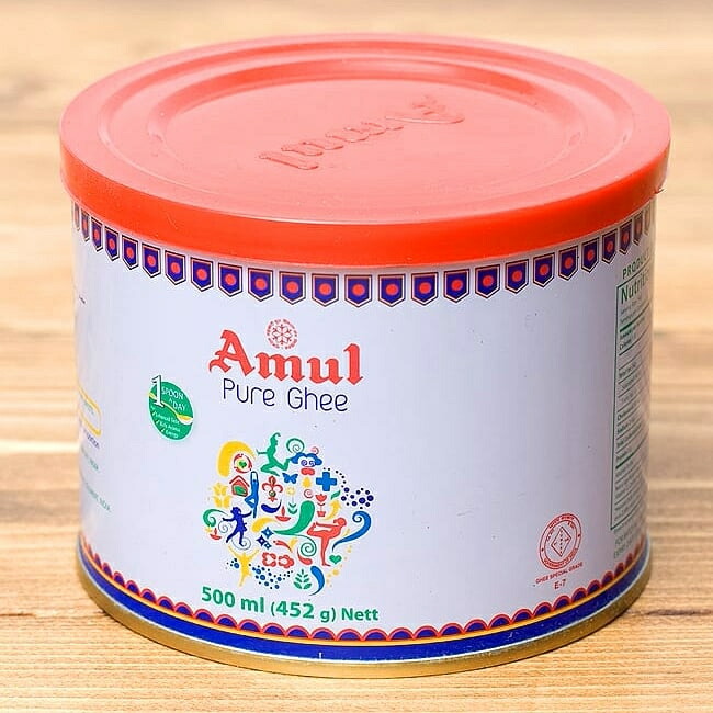 楽天市場 ギー ピュア 500ml 小サイズ Pure Ghee Amul バター ギーバター ギーオイル Amul アムール インド スパイス アジアン食品 エスニック食材 インド雑貨 アジア雑貨 Tirakita