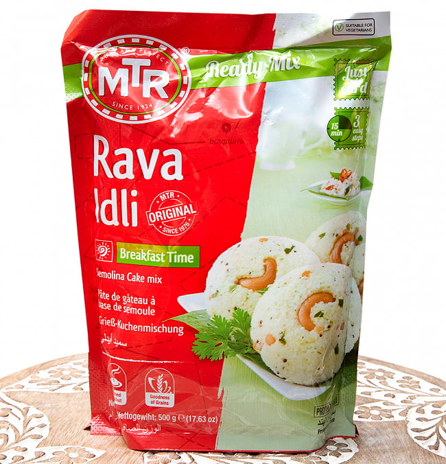 インドの軽食 ラヴァ イドリーの素 新作グッ RAVA IDLI Mix MTR 南インド アジアン食品 インスタント エムティーアール  エスニック食材 南インド料理 お菓子 スナック