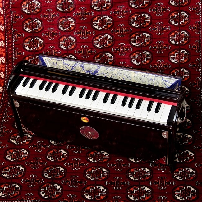 携帯ハルモニウム Harmonium ピアノ 楽器 インド ヒーリング楽器