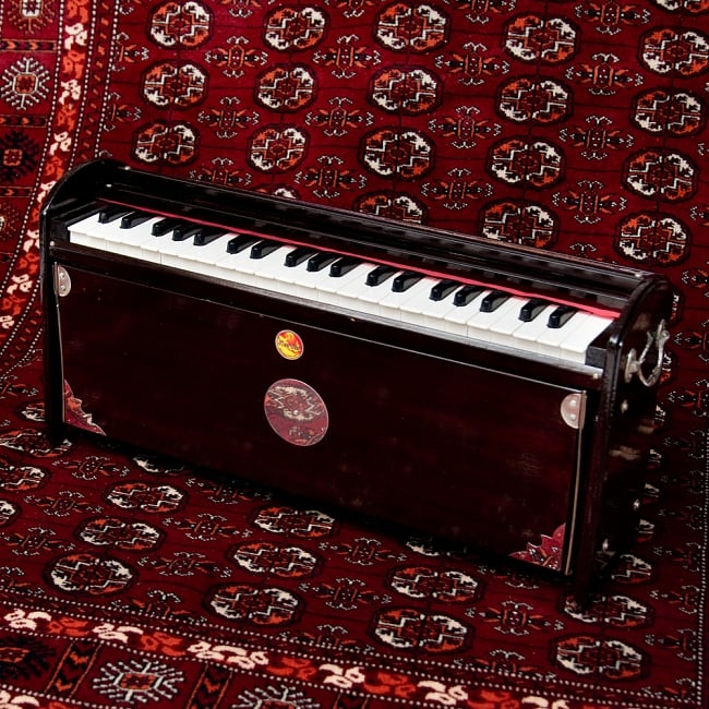 携帯ハルモニウム Harmonium ピアノ 楽器 インド ヒーリング楽器