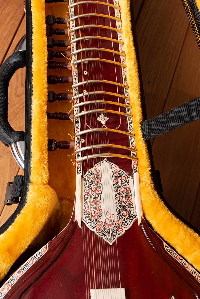 【楽天市場】【楽器】 【PALOMA社製】ダブルトゥンバシタールセット（グラスファイバーケース） / Sitar インド 弦楽器 民族楽器