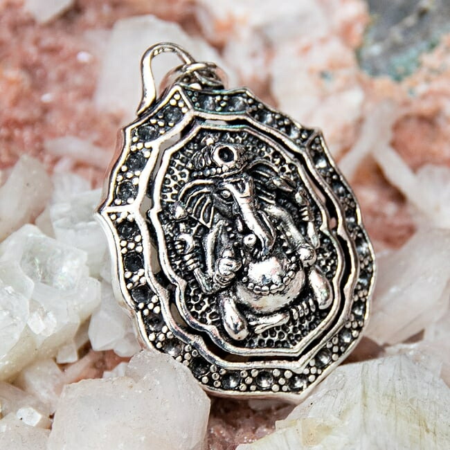 楽天市場】歓喜天、ガネーシャペンダント4 シルバー925ヒンズー