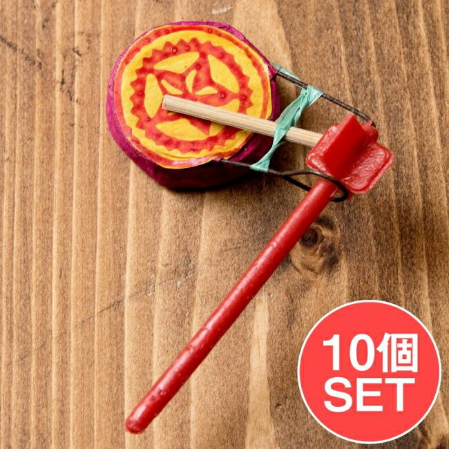 楽天市場】ガムランの両面太鼓≪クンダン≫＝大＝ (バチ付き