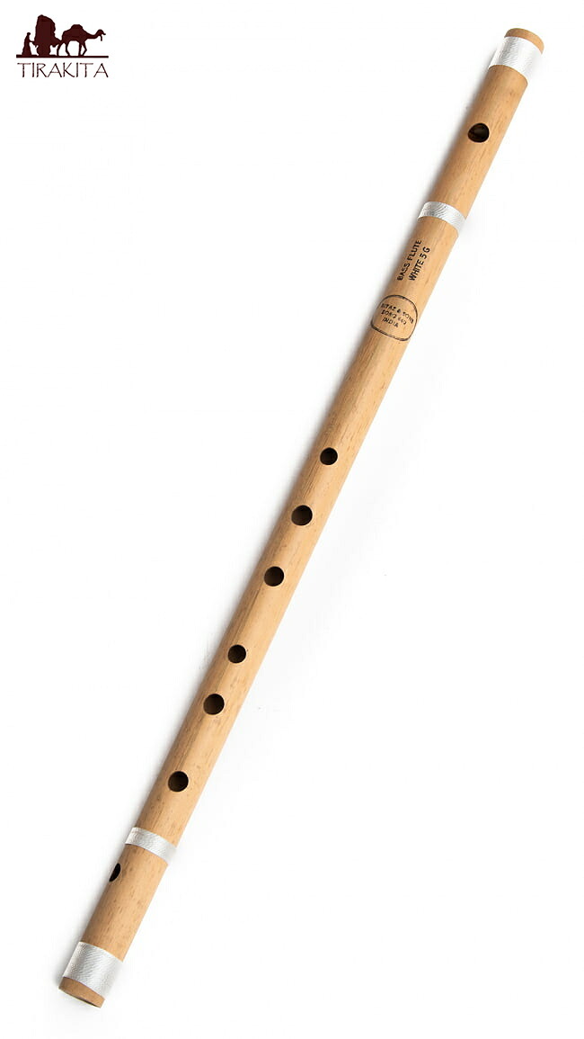 【送料無料】 バンスリ(BASS G管) / Bansli インド 管楽器 民族楽器 RIYAZ ＆ SONS SH Flute Maker インド楽器 エスニック楽器 ヒーリング楽器【レビューで1000円クーポン プレゼント】