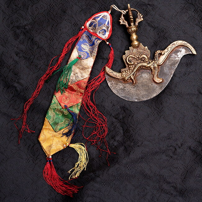 楽天市場】カルタリ (曲刀） 11．5cm 真鍮 密教法具