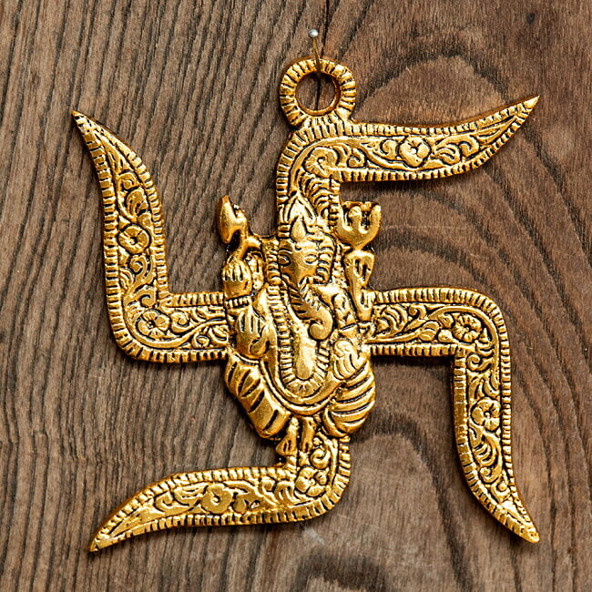 楽天市場】【一点物】インドの神様 ガネーシャ ターコイズ 木彫り