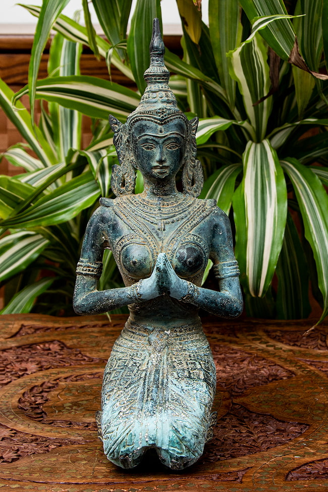 正規品直輸入】 インドネシアの神様像 シータ 32cm バリ ラーマ 置物
