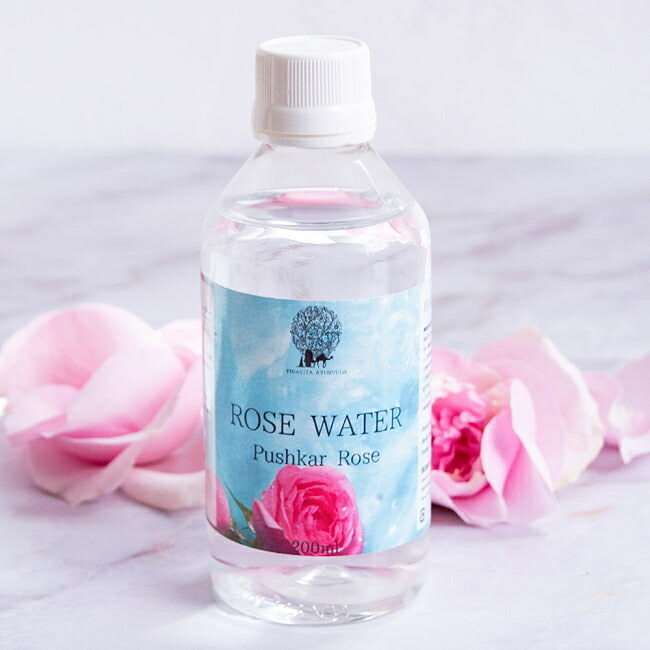 【200ml】プシュカル ダマスク サクラ色 お水【無付け加える 古式手作り 生薔薇だけのかざり付ける水】 / ダマスクローズ マルチ世話をするかざり付ける品 バーラット ティラキタ自社インポートかざり付ける品 Tirakita Ayurveda アーユルヴェーダ Ayurveda(ティラキタ アーユルヴェーダ) 人はだ世話をする コスメ