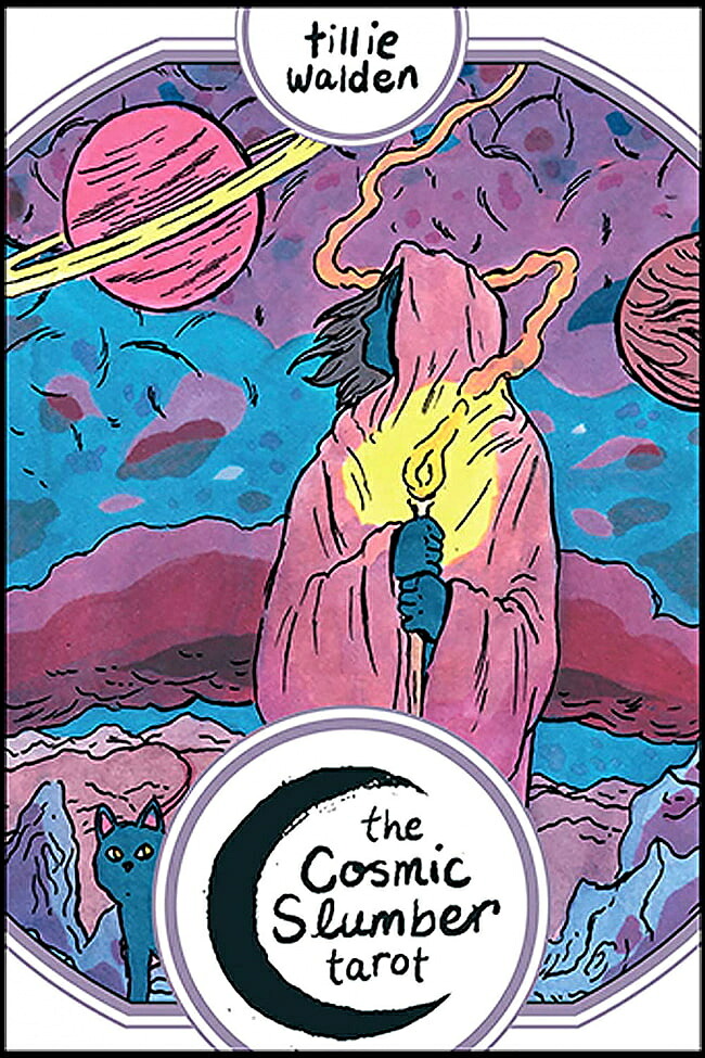 【送料無料】 コスミックスルムバータロット he Cosmic Slumber Tarot / タロットカード オラクルカード 占い カード占い SterlingEthos 占術関連全部見る ルノルマン コーヒーカード インド 本 印刷物 ステッカー ポストカード ポスター
