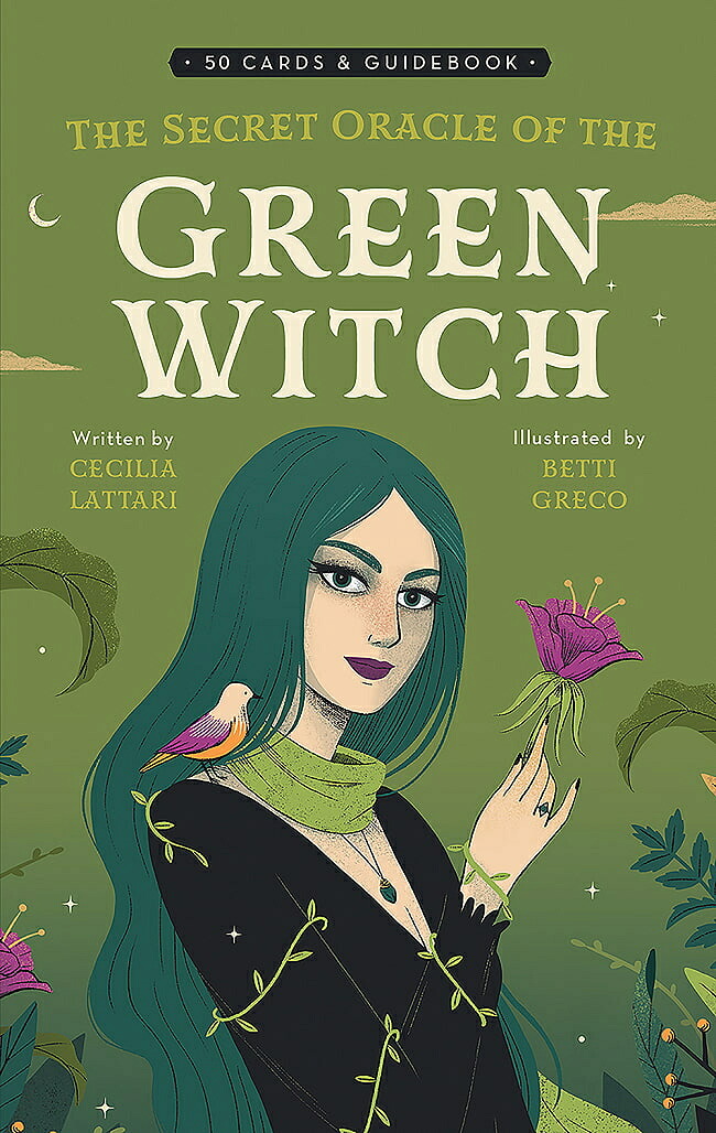 【送料無料】 シークレットオラクルオブグリーンウィッチ The Secret Oracle of the Green Witch / オラクルカード 占い カード占い タロット USGames 占術関連全部見る ルノルマン コーヒーカード インド 本 印刷物 ステッカー ポストカード ポスター