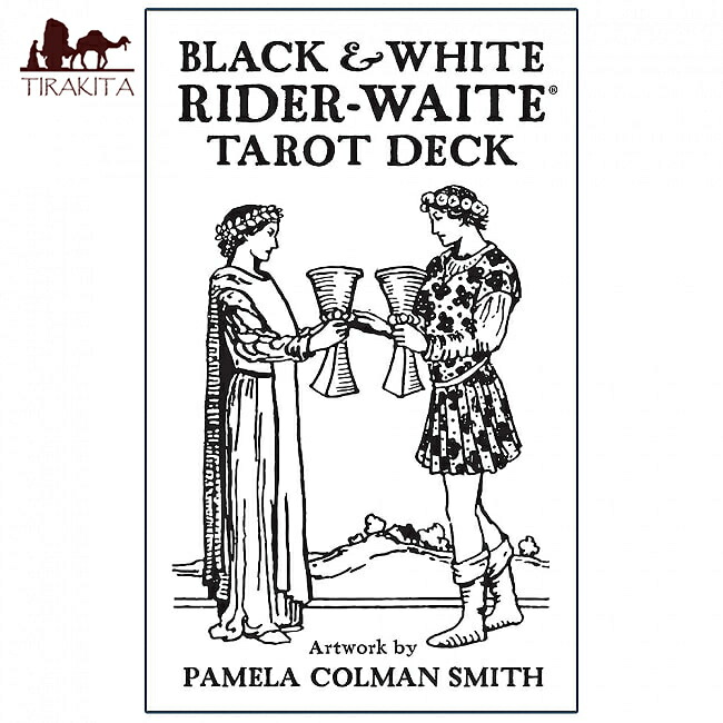 【送料無料】 ブラックアンドホワイトタロット Black ＆ White Rider Waite? Tarot Deck / オラクルカード 占い カード占い USGames 占術関連全部見る ルノルマン コーヒーカード インド 本 印刷物 ステッカー ポストカード ポスター