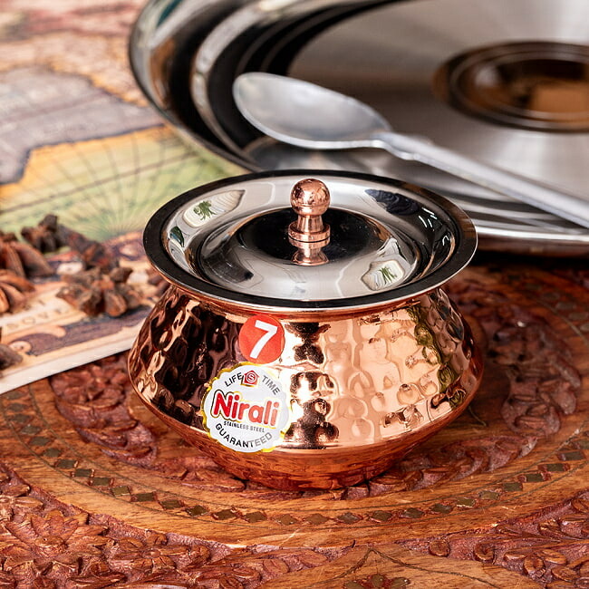 デーグ鍋　ビリヤニ鍋　カレー鍋　アルミ製 蓋付き鍋 id-tblwr-1458.jpg