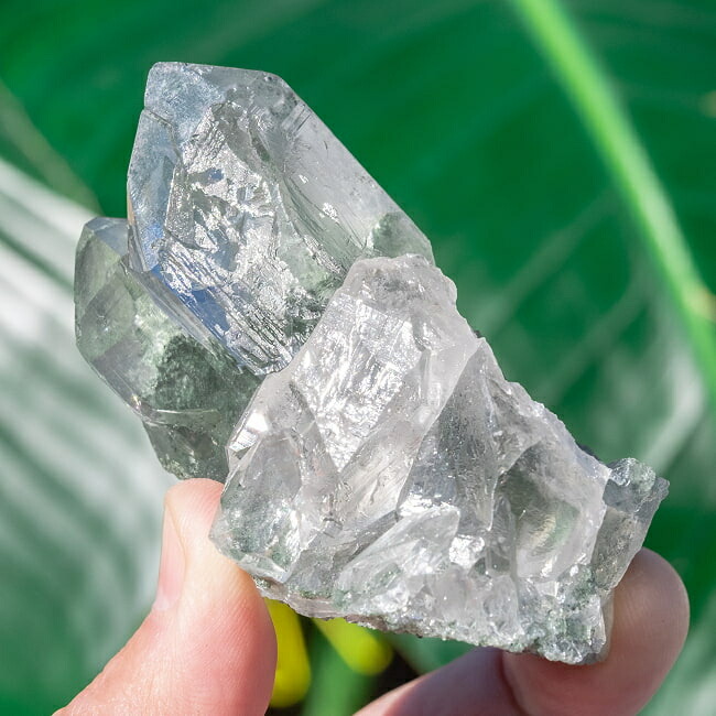 【送料無料】 【一点物】 ヒマラヤ水晶原石 【133.5g】ポイント クローライト ツイン ファントム セルフヒールド バーコード / クリスタル ヒマラヤ産 天然石 浄化 パワーストーン クラスター クォーツ 宝石の原石 ジャイプール ジュエル ジュエリー 化石 エスニック アジア