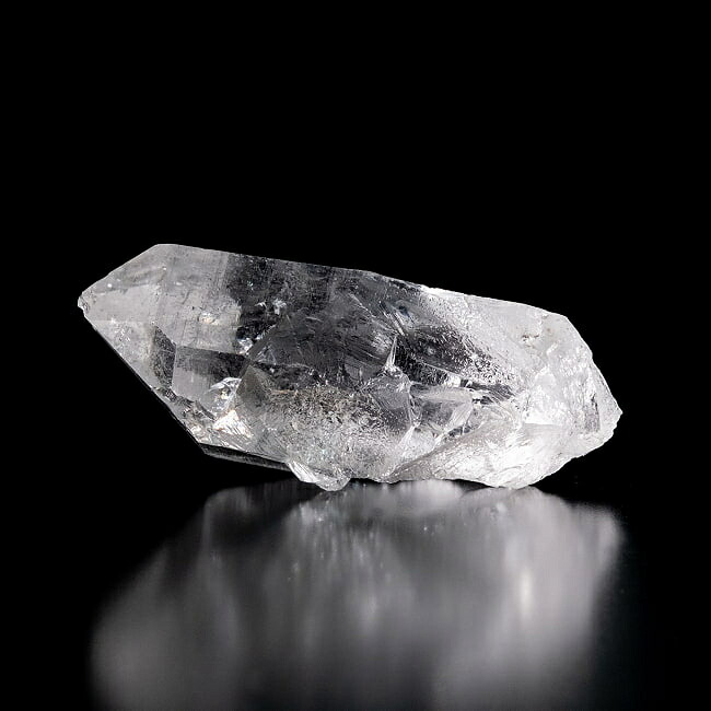 【送料無料】 【一点物】 ヒマラヤ水晶原石 【119.5g】透明 セルフヒールド バーコード / クリスタル ヒマラヤ産 天然石 浄化 パワーストーン クラスター クォーツ 宝石の原石 ジャイプール ジュエル ジュエリー 化石 エスニック アジア インド アクセサリー アンクレット ピ|インド雑貨・アジア雑貨-TIRAKITA
