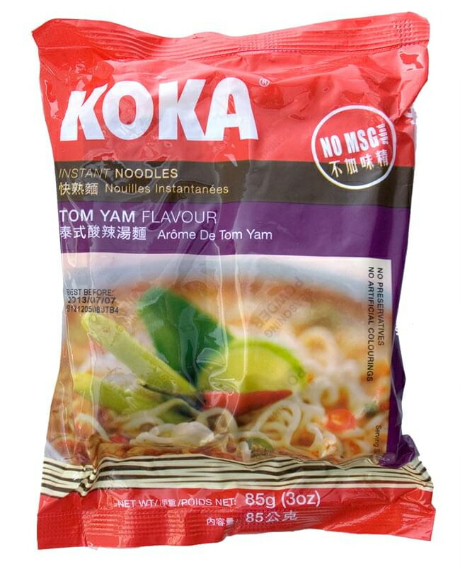 シンガポール風　トムヤム　ラーメン　食材　えび　マレーシア　KOKA　辛い　アジアン食品　世界３大スープ　食品　エスニック食材