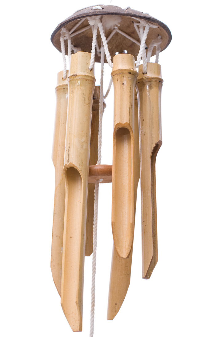 Tirakita Rakuten Global Market Wind Chimes Chime S Bamboo Wind Chimes Chime S Bamboo And Coconut Medium Size