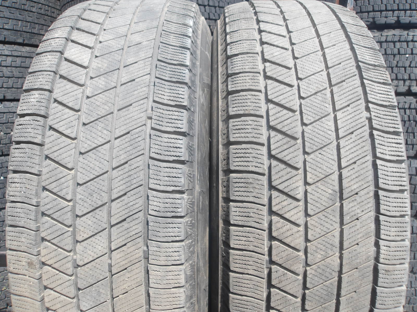 R3-6 【中古】{送料無料} 205/65R16 冬2本セット スタッドレス 95Q 205/65-16 205-65-16 ブリヂストン ブリザック VRX3｜タイヤ夢　店