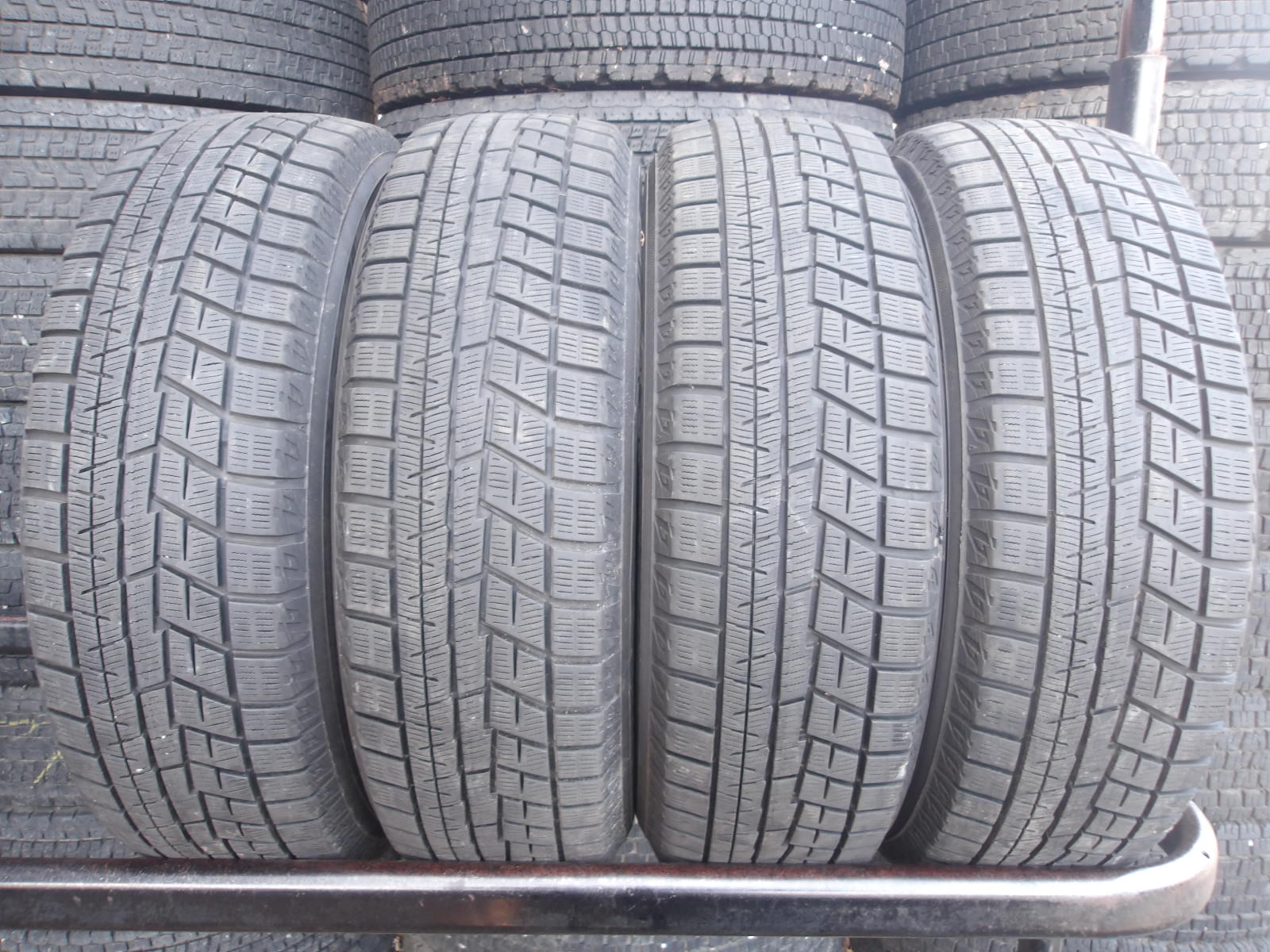 R86-12 【中古】{送料無料}185/65R15 冬4本セット スタッドレス 88Q 185/65-15 185-65-15 ヨコハマ アイスガード iG60|タイヤ夢 店