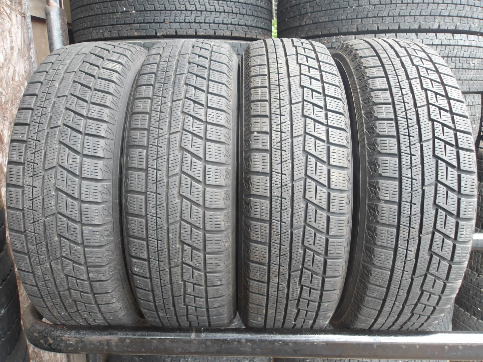 R377-3 【中古】{送料無料} 175/65R15 冬4本セット スタッドレス 84Q 175/65-15 175-65-15 ヨコハマ アイスガード iG60｜タイヤ夢　店