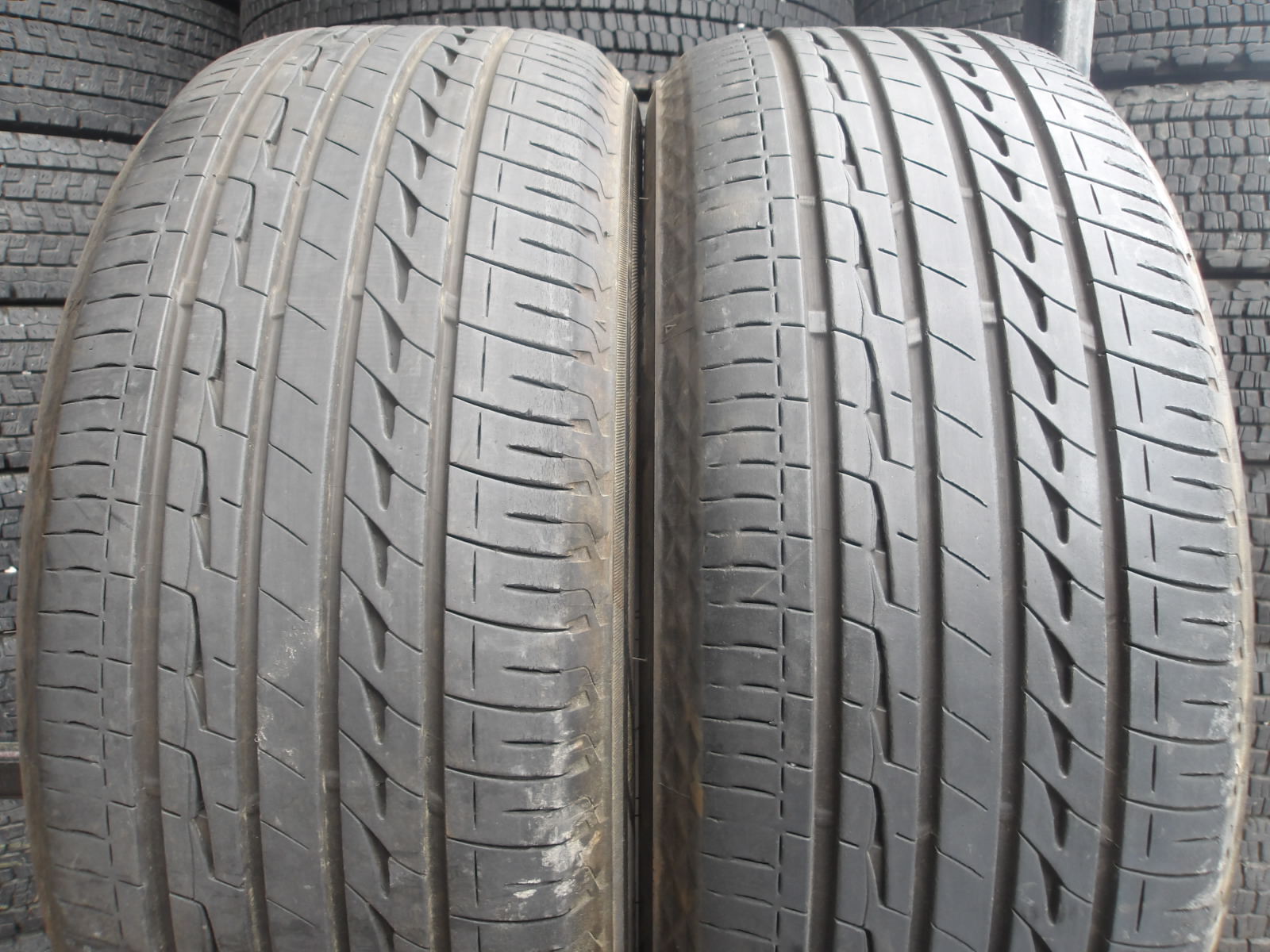 R391-ソ1 【中古】{送料無料} 205/50R17 夏2本セット サマータイヤ 89V 205/50-17 205-50-17 ブリヂストン エコピア レグノ GR-X2｜タイヤ夢　店