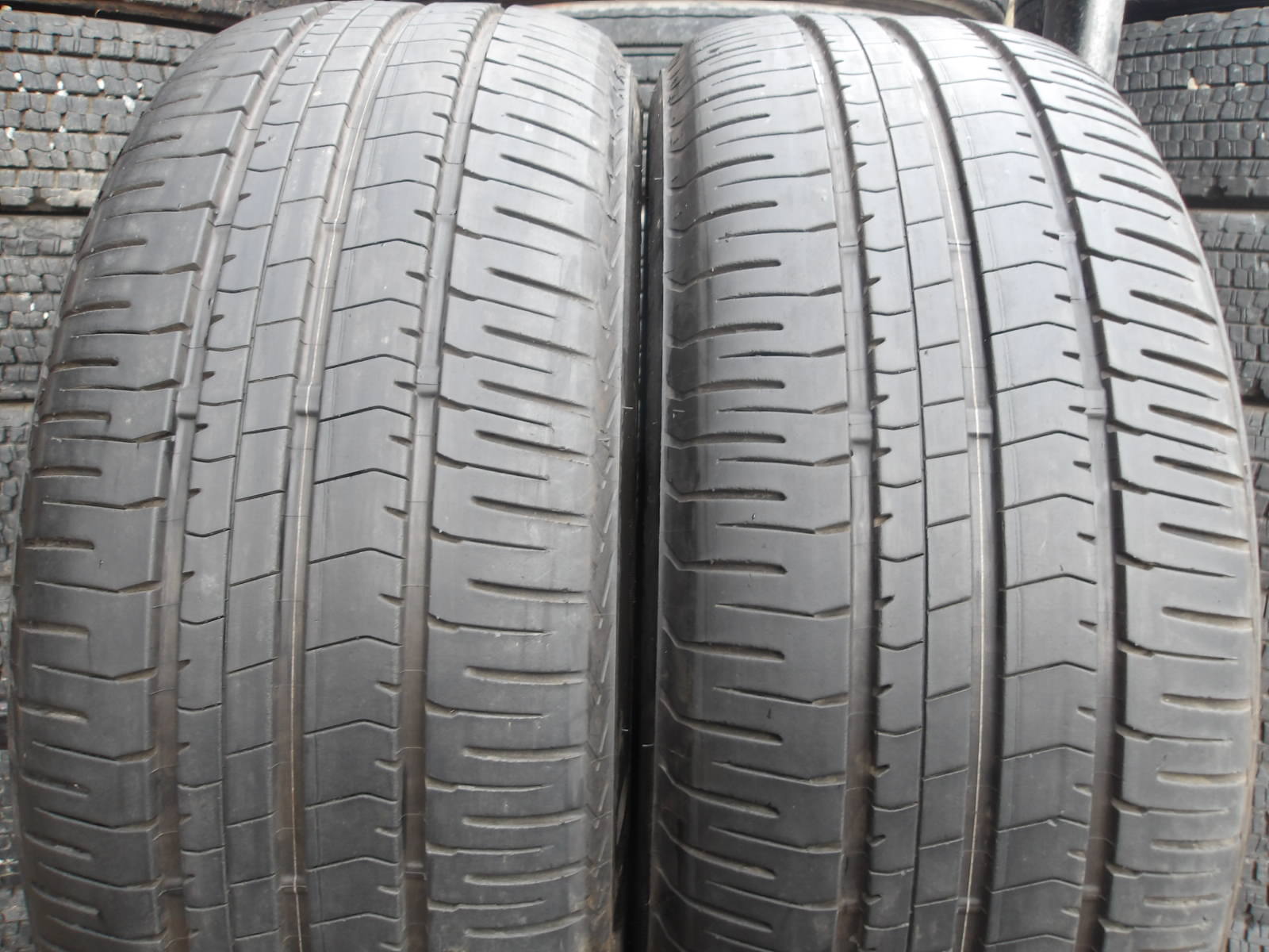 O2-7 【中古】{送料無料} 205/55R16 夏2本セット サマータイヤ 91V 205/55-16 205-55-16 ブリヂストン エコピア NH200｜タイヤ夢　店 10,074円