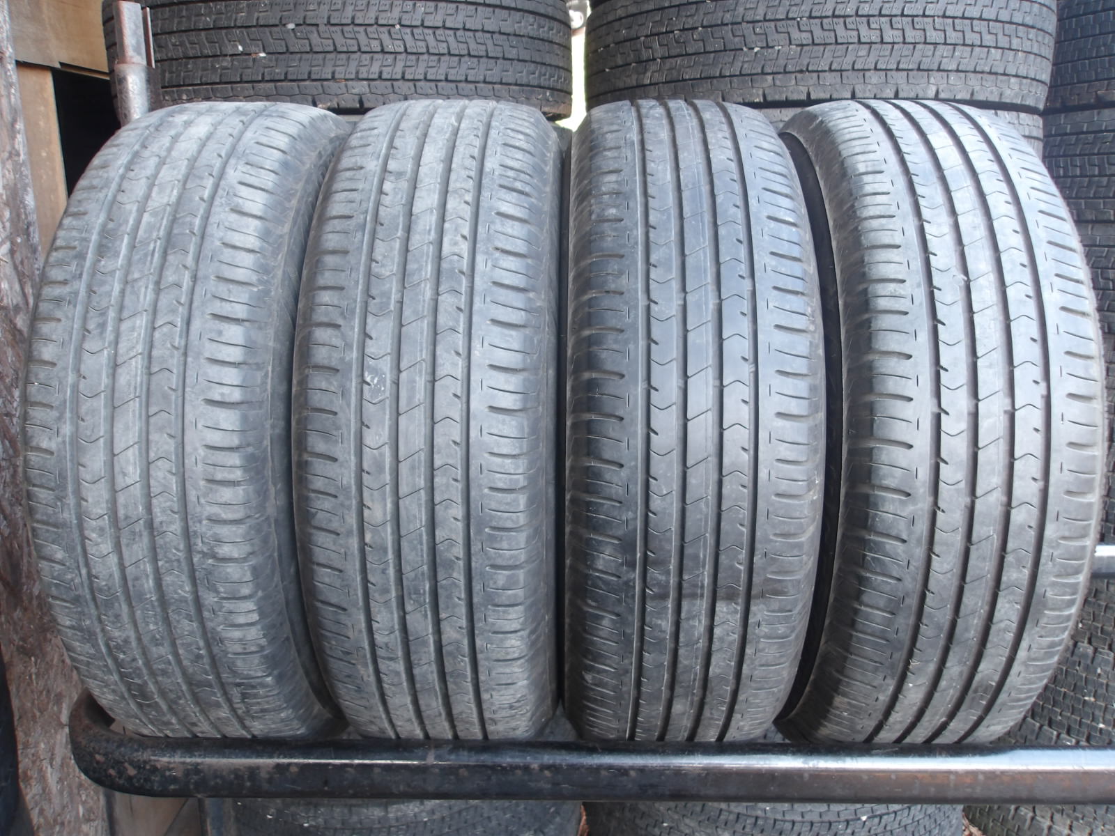 R252p-ソ1 【中古】{送料無料} 195/65R15 夏4本セット サマータイヤ 91H 195/65-15 195-65-15 ブリヂストン エコピア NH100|タイヤ夢 店