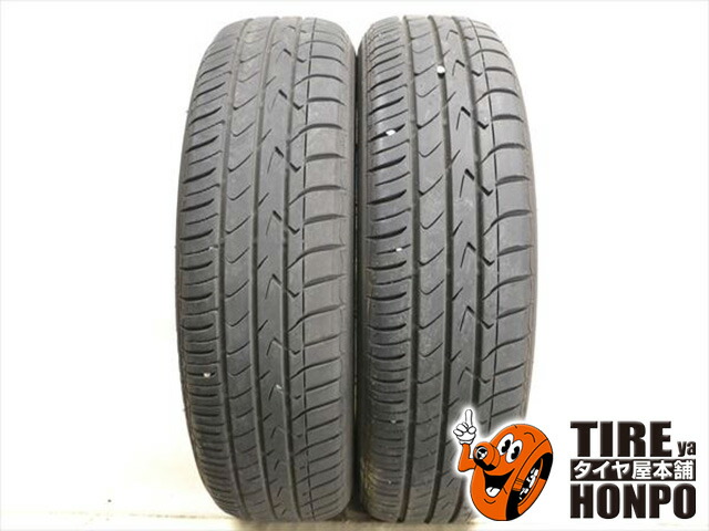 【ほぼ未使用】ENASAVE 165/60R15 77Wタイヤ2本セット DUNLOP（ダンロップ） 165/60R15 新品 夏タイヤホイール VENES SUV 15