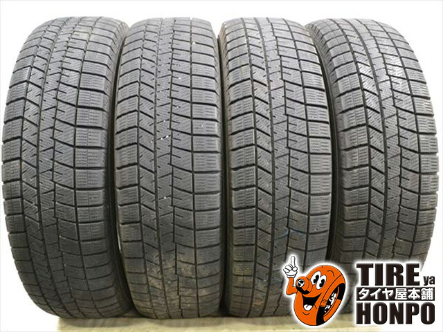 中古タイヤ 4本セット 215/65R16 98Q ダンロップ ウィンターマックスWM03 スタッドレスタイヤ 215/65R16 98Q 【中古】 【RCP】｜タイヤ屋本舗　店 23,118円