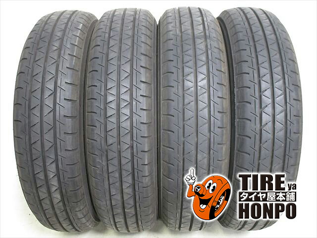 中古タイヤ 4本セット 155/80R14 88/86N ヨコハマ ブルーアースバンRY55 サマータイヤ 155/80R14 88/86N 【中古】 【RCP】