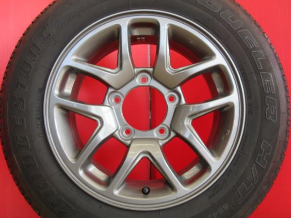 4本 175/80R16 ブリヂストン DUELER H/T 684 デューラー SUZUKI スズキ JIMNY ジムニー 純正 ENKEI エンケイ JB64 JB23 JA71 JA12 11 XC XG XL 鴻 AZオフロード 175/80/16 175-80-16 深溝 良品 77R0-655【送料無料】【中古】