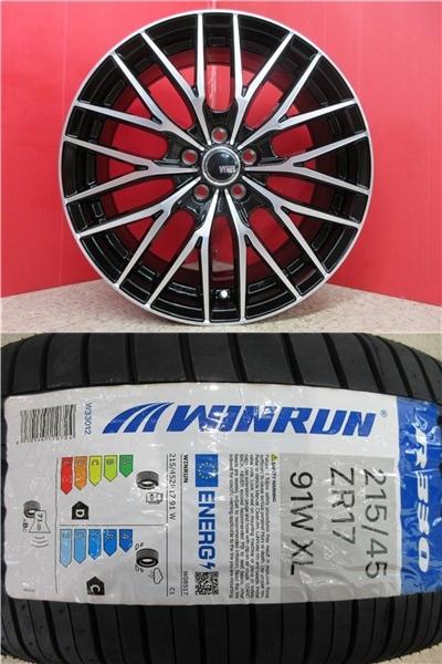 限定セット 新品 4本 ウィンラン R330 215/45R17 サマー タイヤ ホイール セット 夏 プリウス PHV インプレッサ XV スポーツワゴン レガシィ B4 ツーリングワゴン 86 CT ビスタ アルデオ BRZ WINRUN 海外 輸入 215/45/17 215/45-17 215-45-17 新潟 巻 店頭取付歓迎