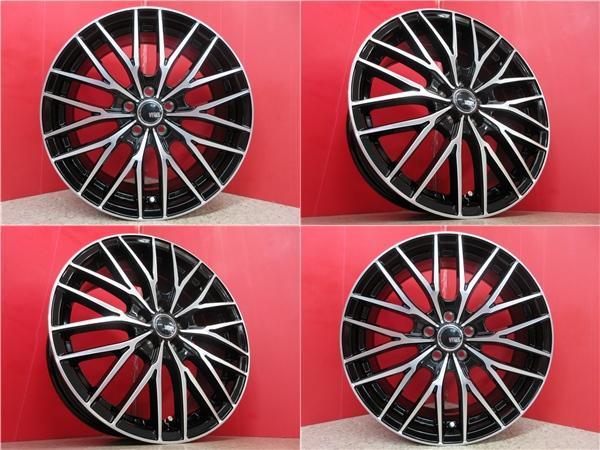 venes 17インチ 7Ｊ　5穴 PCD114.3インセット38 美品4本 送料無料 4本 新品 VENES SUV M7 17インチ ホイール セット 7J +