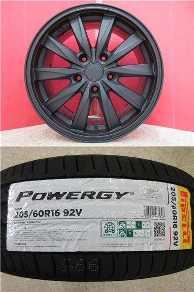 限定セット 新品 4本 ピレリ パワジー 205/60R16 サマー タイヤ ホイール セット 夏 ノア ヴォクシー ステップワゴン セイバー アクセラ スポーツ ビアンテ アコード ツアラー ストリーム インスパイア 205/60/16 205/60-16 205-60-16 新潟 巻 店頭取付大歓迎