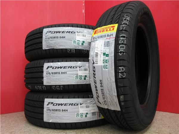 送料無料 新品 4本 ピレリ パワジー 175/65R15 タイヤ セット 夏 24年製 アクア ヴィッツ フィット スイフト カローラ アクシオ フィールダー イグニス インサイト ポルテ キューブ スペイド IQ バレーノ ミニ コンパクト 175/65/15 175-65-15 175/65-15 新潟 店頭作業大歓迎