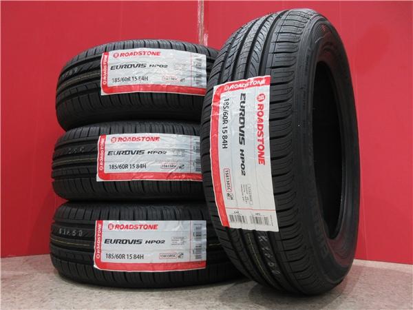特価品 新品 4本 ロードストーン HP02 185/60R15 タイヤ セット 夏 シエンタ アクア フィット シャトル ヤリス ヴィッツ カローラ フィールダー アクシオ グレイス インサイト コンパクト 普通 小型 車 ポロ A1 スポーツバック フォーフォ- 185/60/15 185/60-15 185-60-15 巻