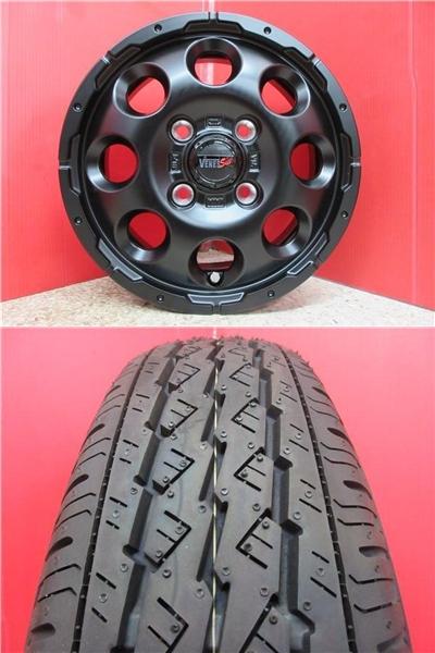 限定セット 新品 4本 ブリジストン K370 145/80R12 タイヤ ホイール セット 夏 国産 軽トラ 軽バン N-VAN キャリー ハイゼット エブリィ アトレー バモス アクティ NV100クリッパー ミニキャブ サンバー スクラム ピクシス 145/80/12 145-80-12 145/80-12 145R12 新潟
