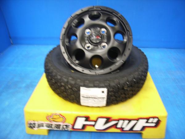 145/80R12 6PR 新品 夏タイヤホイール VENES SUV 12インチ 4.0J +42 4H100 ブリヂストン RD-604V 145/80-12 6PR 組込済 サマータイヤ