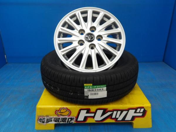 195/65R15 夏タイヤホイール 送料無料 トヨタ ノア純正 アルミホイール 15インチ 6.0J +50 5H114.3 ダンロップ エナセーブ EC204 195/65-15 組込済 4本SET 渡 サマータイヤ|タイヤショップトレッド