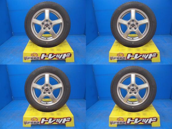 205/60R16 夏タイヤホイール 送料無料 トップラン R5 16インチ 6.5J +38 5H114.3 ブリヂストン ニューノ 205/60-16 組込済 4本SET 渡